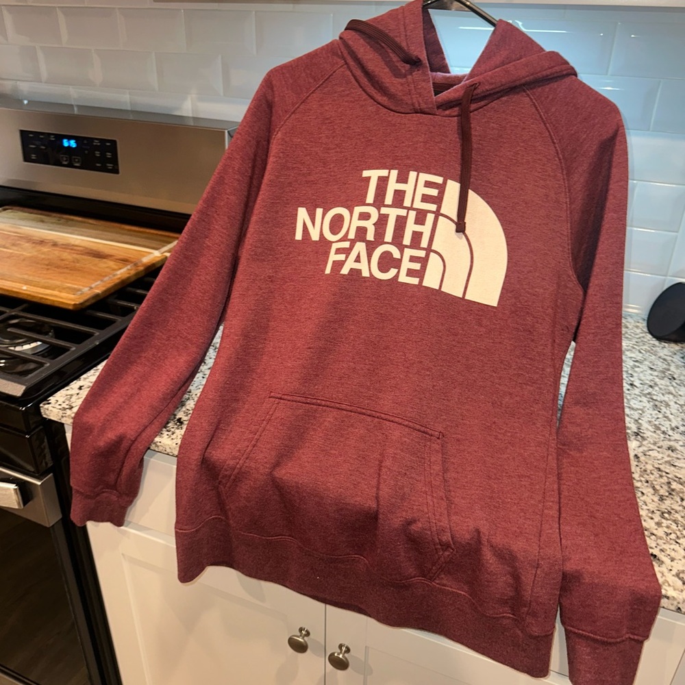The North Face Burgundy Pullover